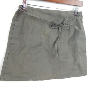 Naf Naf Y2K Utility Wrap Mini Skirt